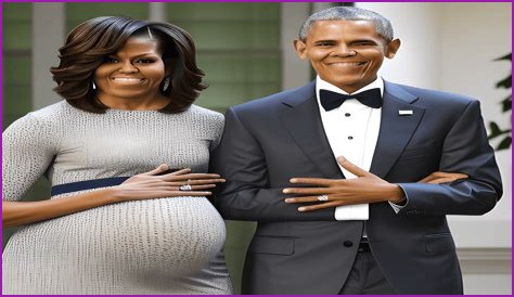 Captivating Moments: Michele Obama's Pregnancy Pictures
